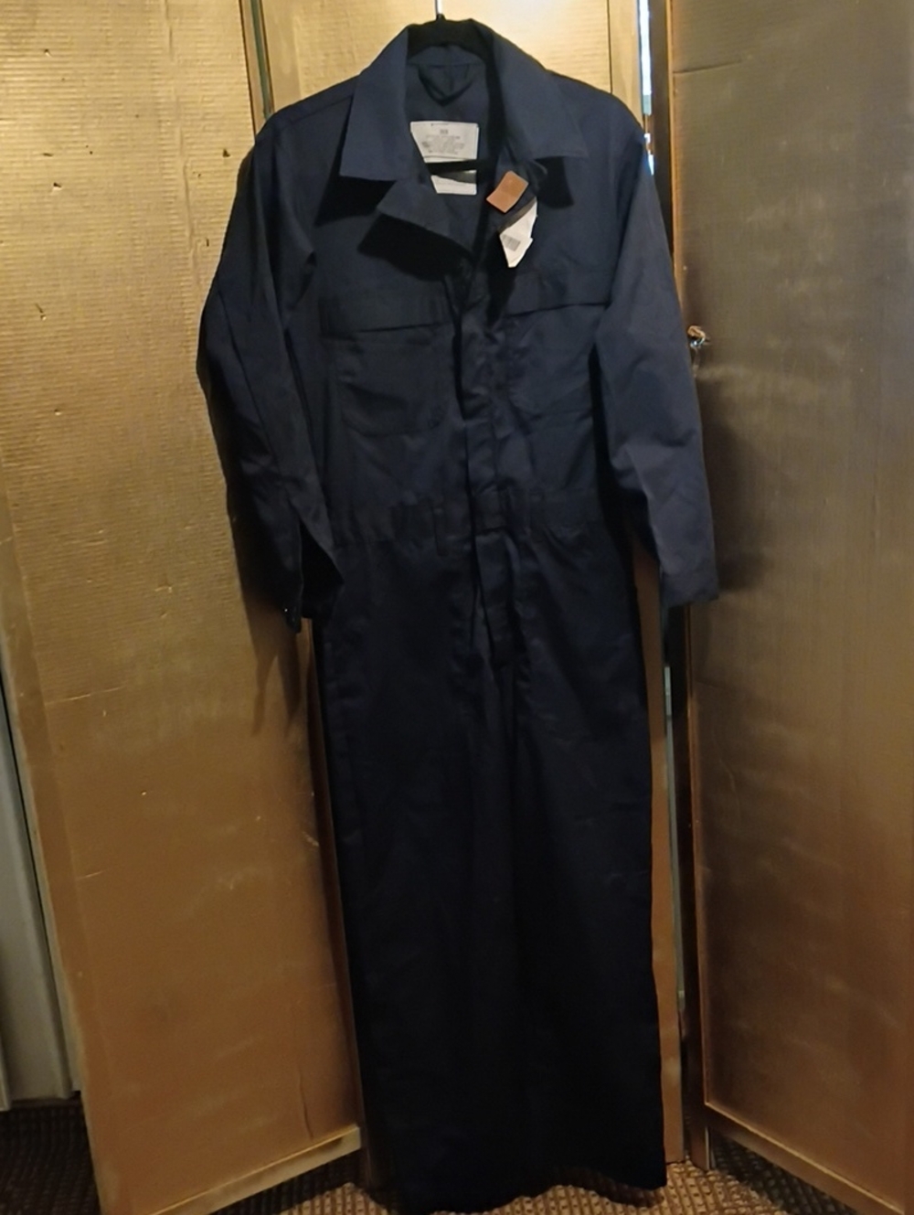 Navy Women's Utility Jumpsuit - Classic Work Romper
